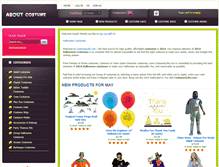 Tablet Screenshot of costumeslife.com